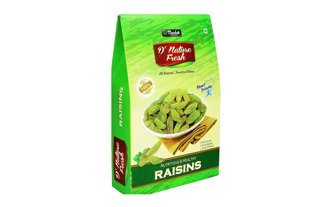 D'nature Fresh Nutritious & Healthy Raisins    Box  250 grams